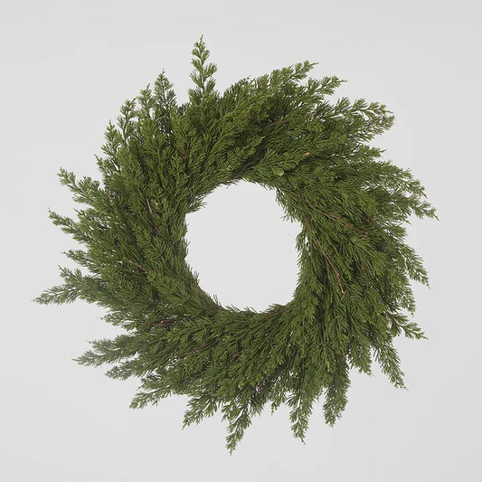 Cedar Pine Wreath 65cm - September Drop