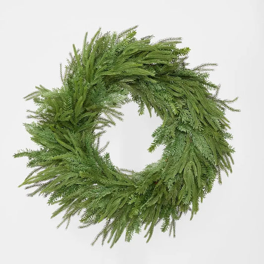 Luxurious Cypress Wreath - 91cm - September Drop