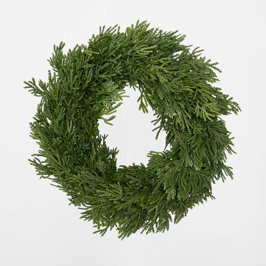 Mini Pine Wreath 25cm - September Drop