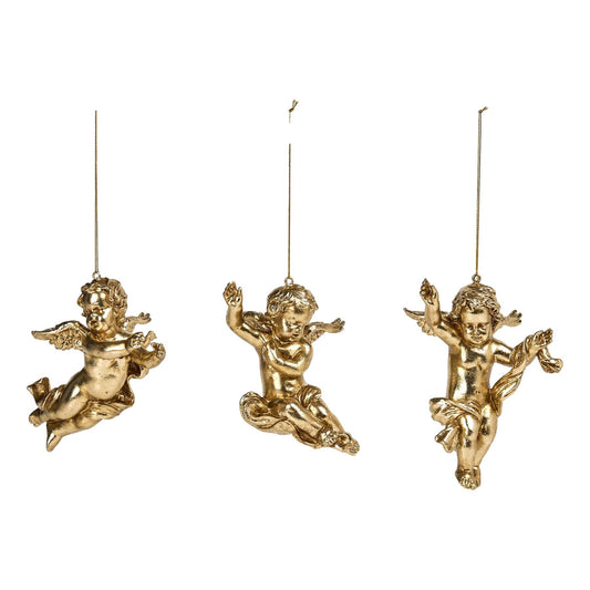 Gold Cherub Hanging Ornaments — Set of 3 - Arriving in Store October 2026