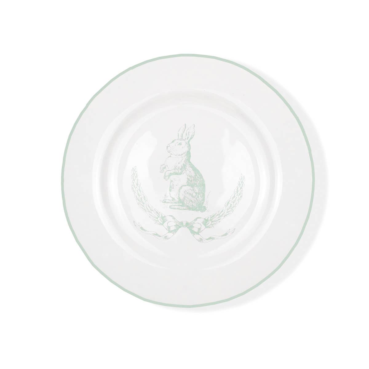 Laurel Wreath Bunny Plate