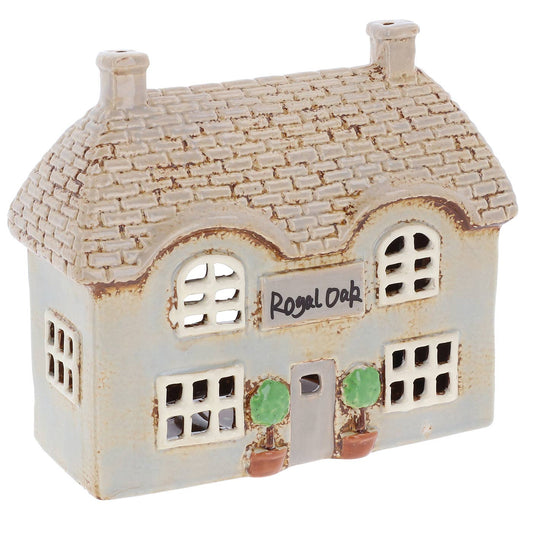Village Pottery Royal Oak Pub Tealight - October Drop