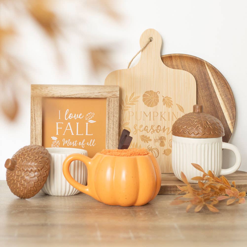 Fall and Autumn Acorn Shaped Mug