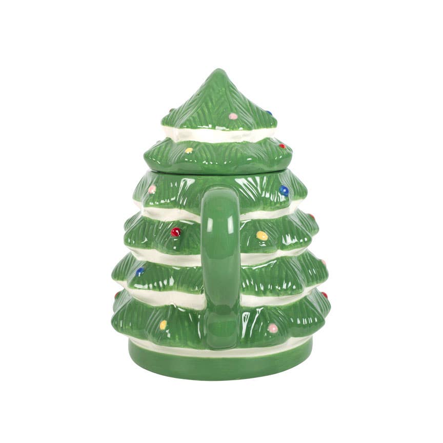 Green Christmas Tree Shaped Mug