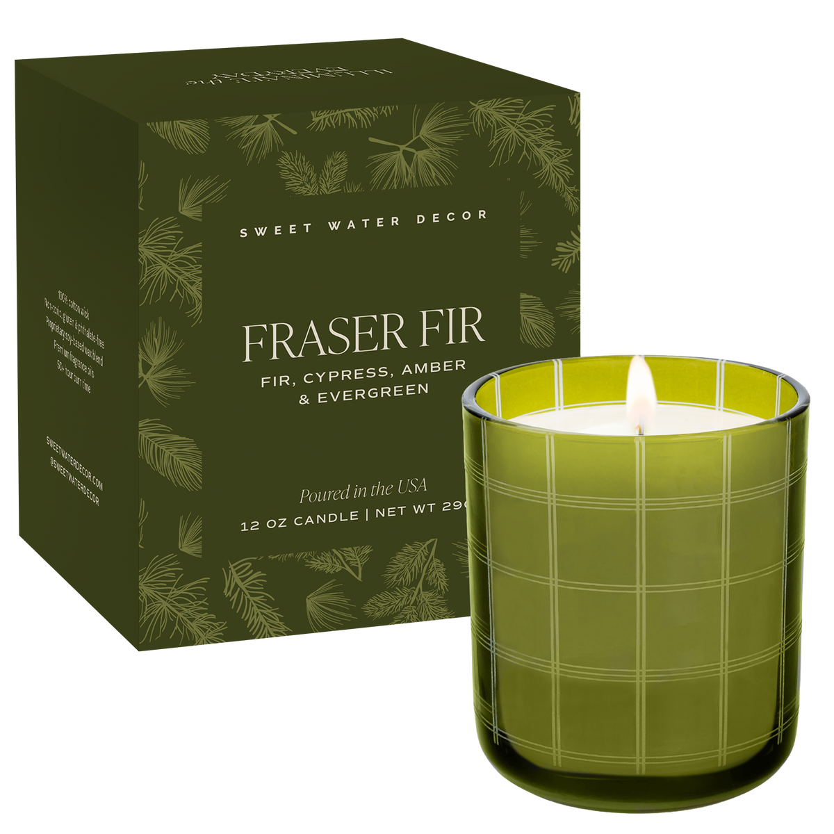 Fraser Fir 12 oz Boxed Soy Candle - Arriving in Store Late October
