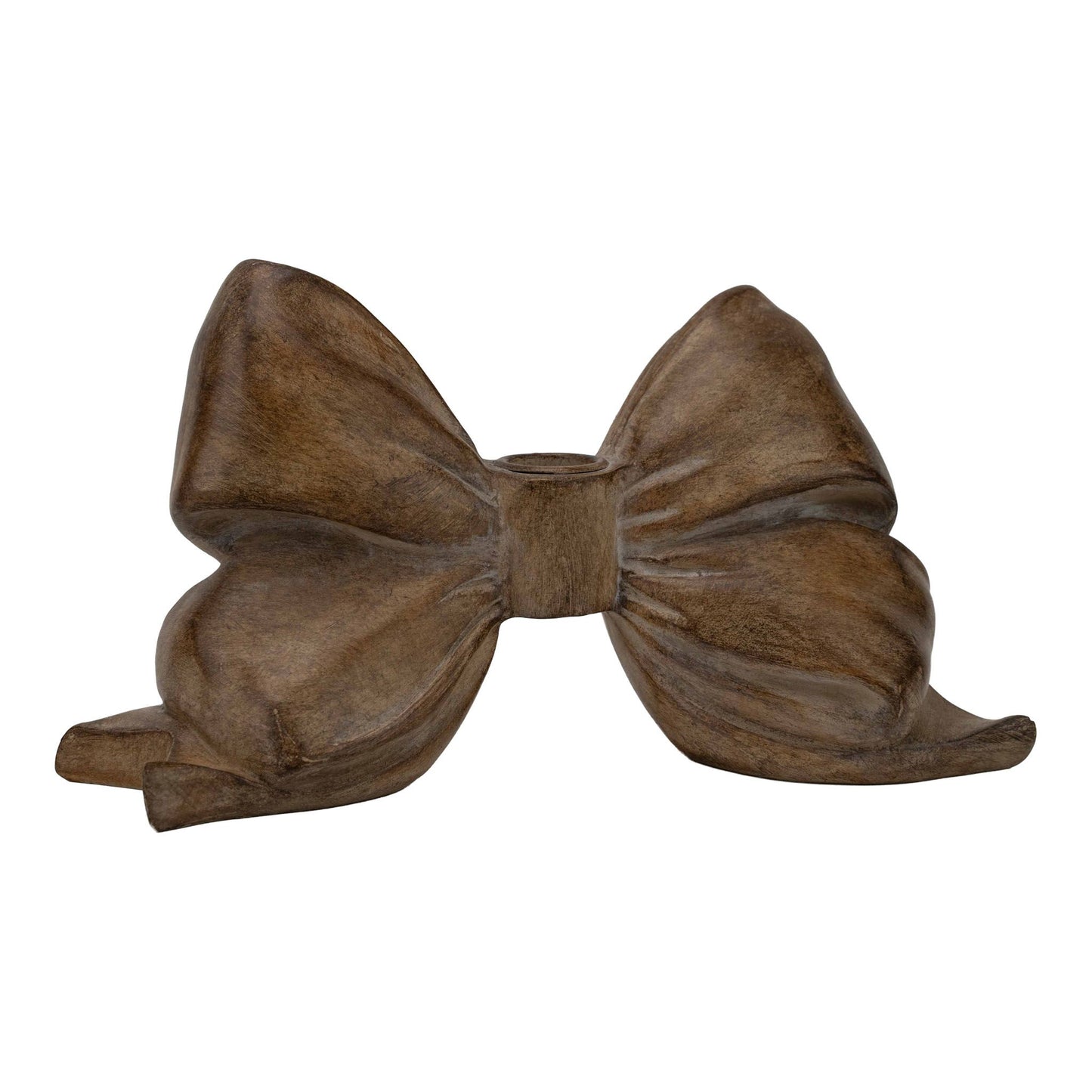 Bow Candle Holder Natural 24cm - Arriving in Store October