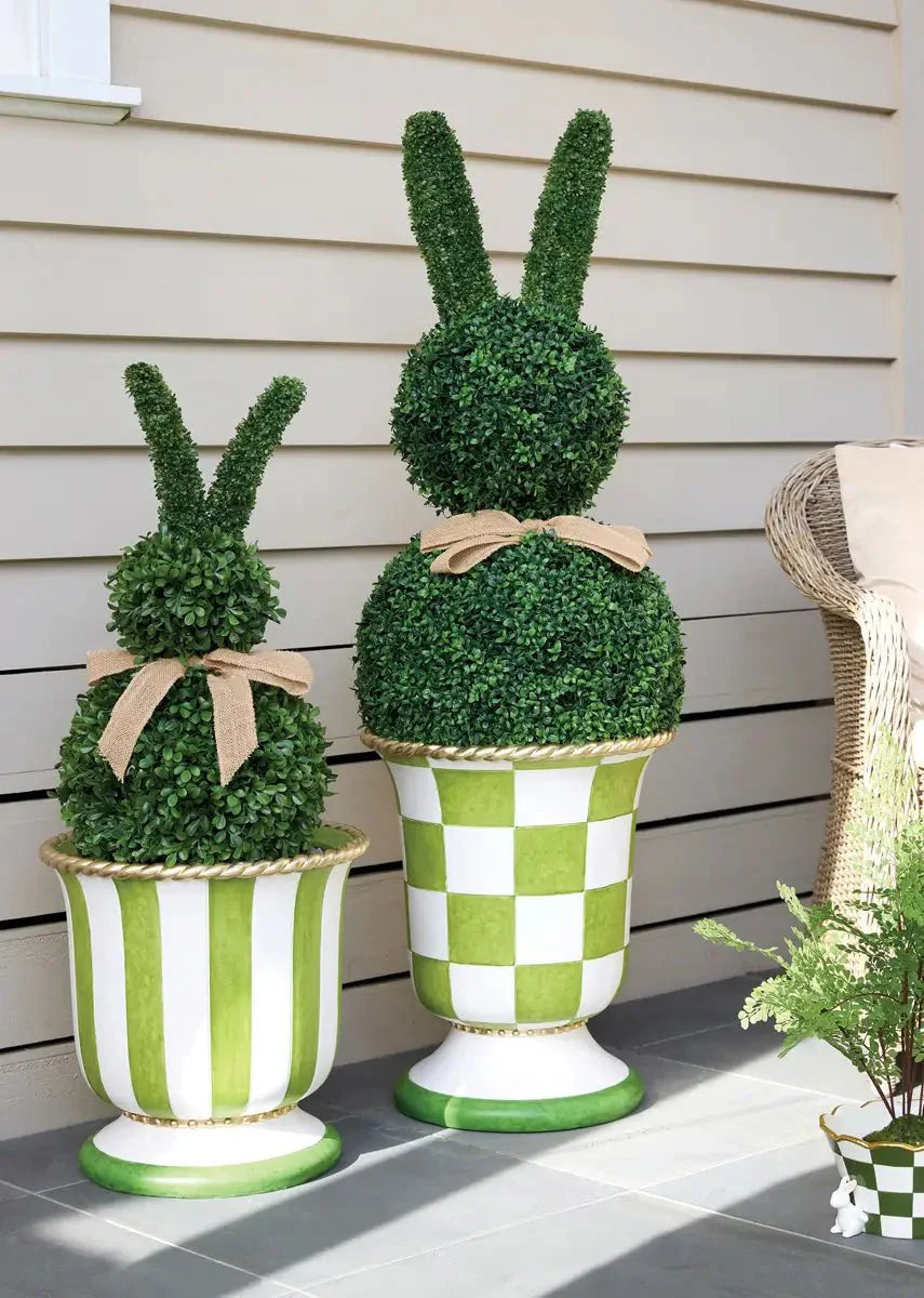 Topiary Bunny with Bow 114cm - Late February Drop