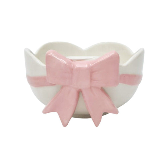 Bow Bowl Pink 15cm - Mid February Drop