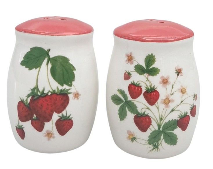 Strawberry Fields Salt & Pepper Shakers - Late September Drop