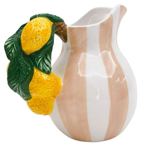 Tuscan Lemon Jug Pink