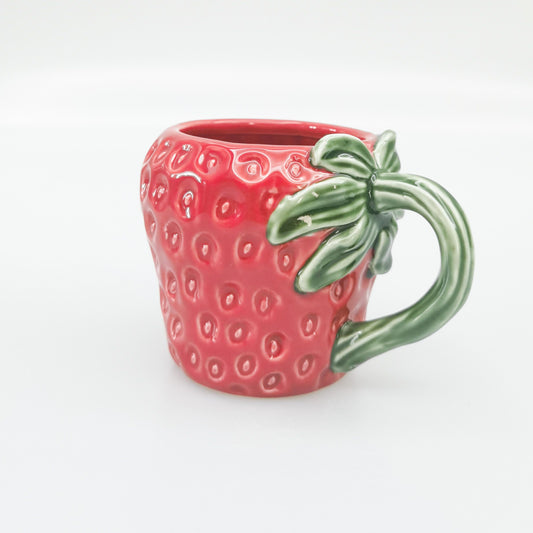 Strawberry Mug Red 9cm - Late September Drop