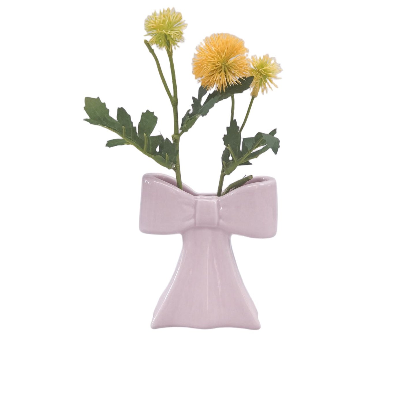 Bow Vase Pink 11cm- October Drop